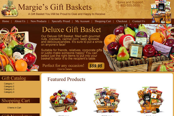 professional website design image of ecommerce site